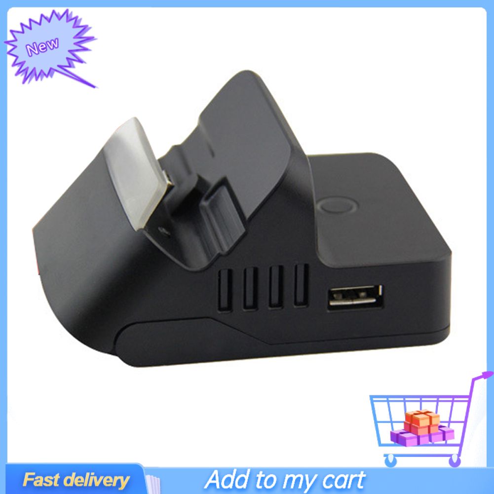 Portable HDMI-compatible Video Converter Base USB Type-C Charge Dock for NS Switch Console