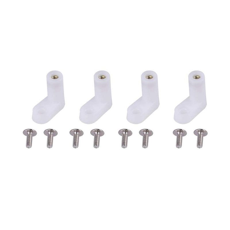 100 PCB Feet White Plastic L-Shaped Feet Used to Fix the Plastic L Feet of the Game Console Motherboard
