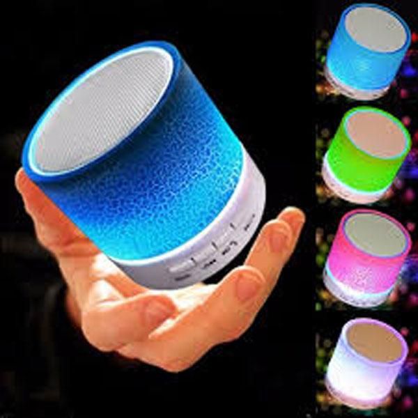 A9 Mini Wireless Bluetooth Speaker - White & Blue
