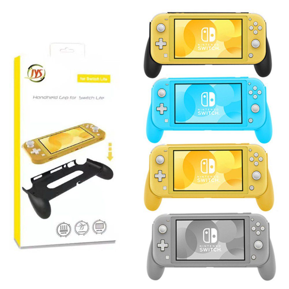 Yfashion Protective Case Cover For Switch Lite ole Hand ip Ergonomic Design Portable amepad Stand color