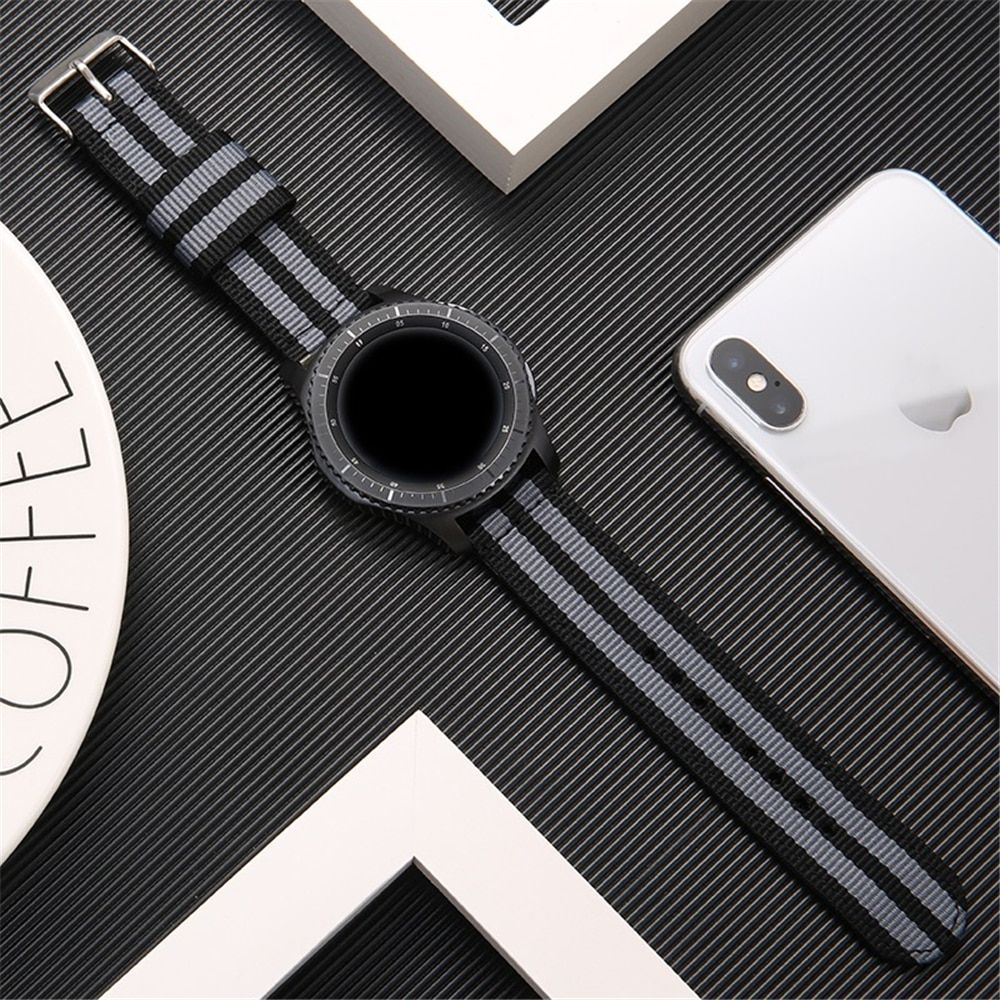 active 2 straps for samsung galaxy watch 3 41mm 45mm 46mm Gear S3 Frontier nylon band for amazfit bip huawei watch gt 2 e correa