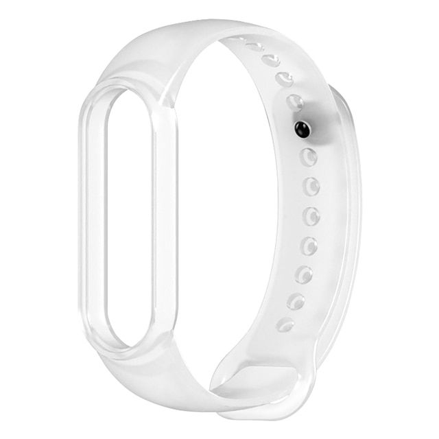 Transparent Silicone Strap for Xiaomi Mi Band 6 5 3 4 Smartwatch Wrist Belt For Xiaomi Mi Band5 6 Replacement Bracelet Watchband