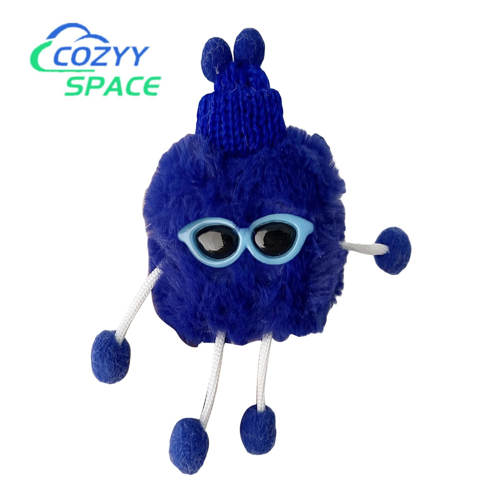 Earbud Protective Sleeve Stain Resistant Cartoon Plush Monster Bluetooth-compatible Earphone Case