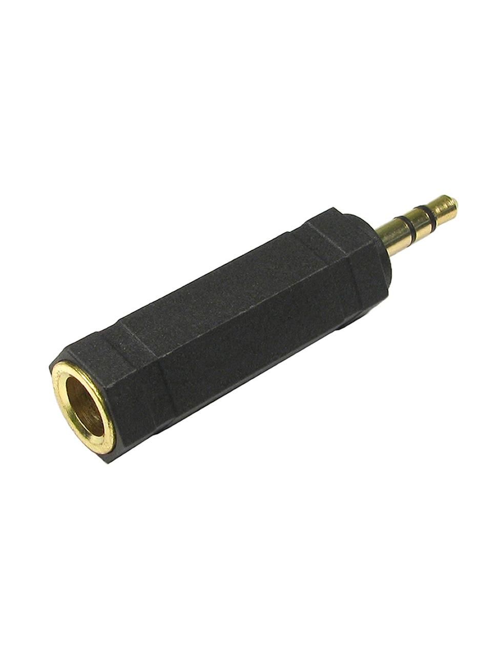 6.35mm Stereo Jack Socket to 3.5mm Stereo Jack Plug