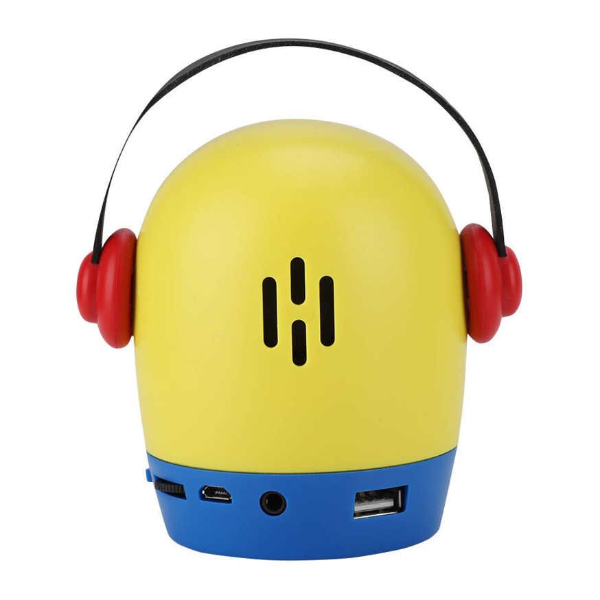 Portable Speaker JY-WT Mini Shape for Minions Wireless Bluetooth Built-in 500mAh Lithium Batter