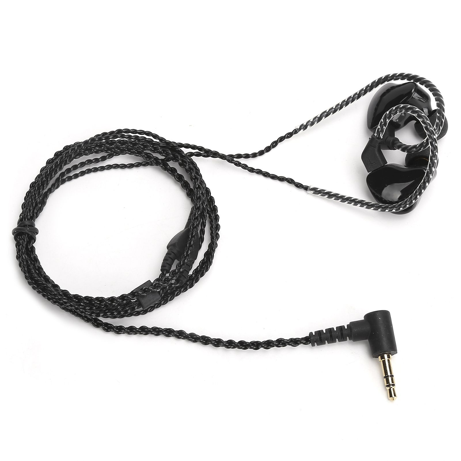 Hybrid Drive Earphone Compact HIFI Earbuds Corded Mini for Outdoor Sports