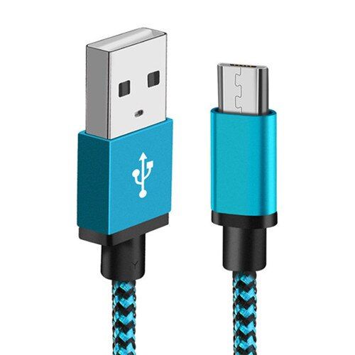 Micro USB Cable 2A Fast Charging Nylon USB Data Charger Cable Mobile Phone Cable For Huawei Samsung Sony HTC Android Cables CB05