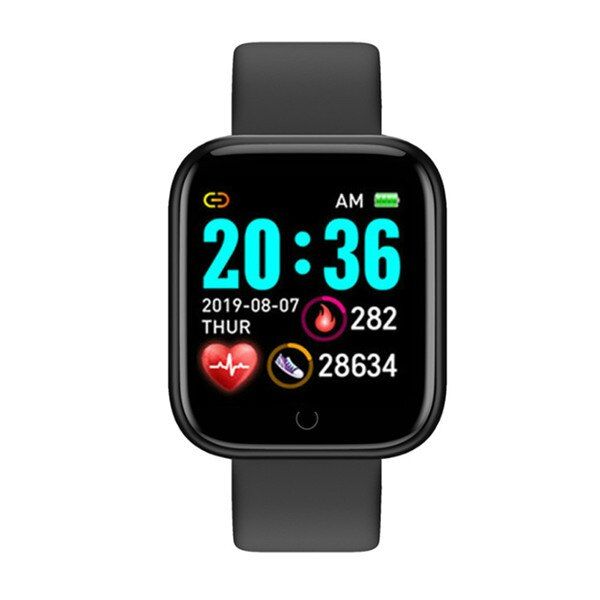 Y68 Smart watch men Sport Bluetooth Smart Band women Heart Rate Monitor Blood Pressure Fitness Tracker Bracelet for Android IOS