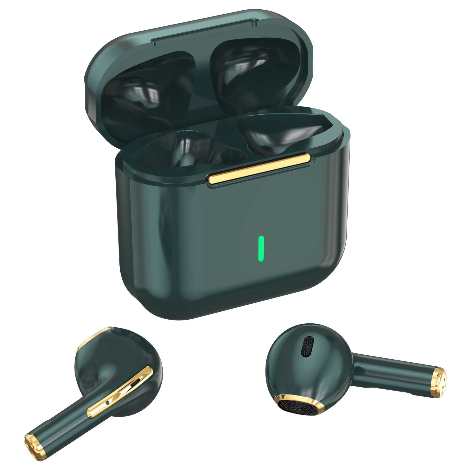 V5.1+edr Bluetooth-compatible  Headset 200mah Charging Bin 25cm Charging Line Wireless Headset