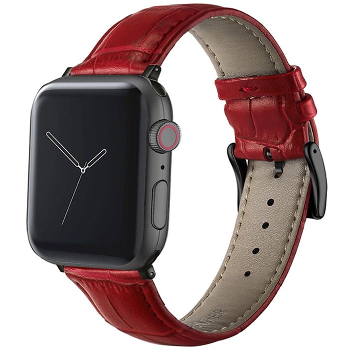 Band for Apple Watch  Cow Leather Loop Bracelet Belt 6 SE 5 4 42MM 38MM 44MM 40MM Strap for iWatch 6 5 4 Wristband