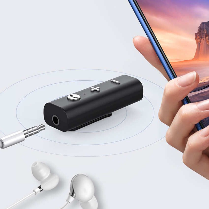 3.5mm AUX Bluetooth Wireless Audio Speaker Receiver Headsets Adapter Car Kit