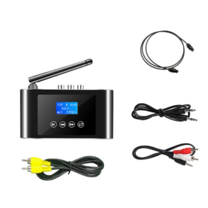 Digital to Analog Audio DAC Converter Optical Coaxial to 3.5MM AUX Wireless Bluetooth 5.0 Receiver Transmitter Adapter