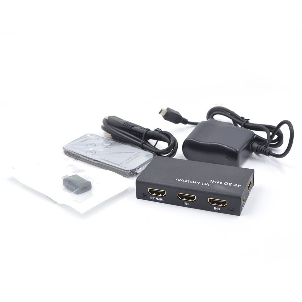 MA MHL/HDMI-compatible Dual Durable Switcher Ultra-Low Power Consumption-black