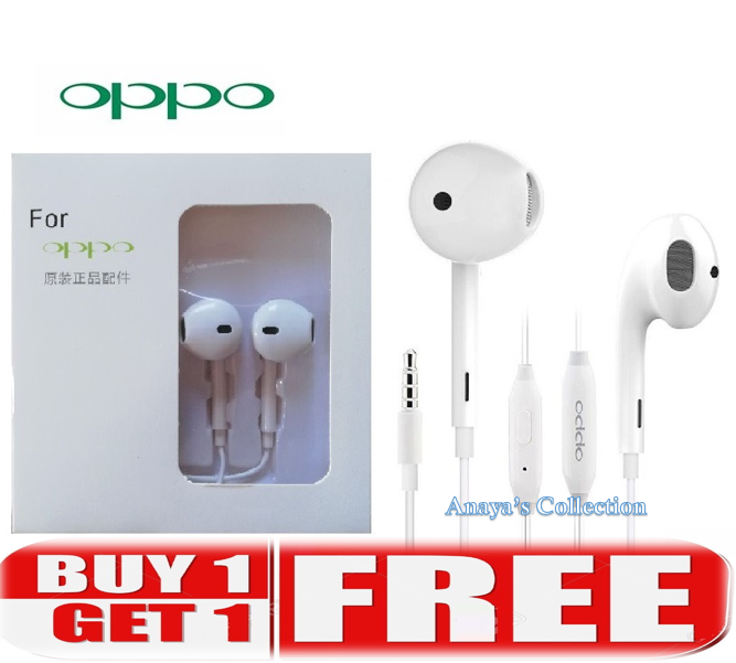 In Ear Headphone  for Samsung Vivo Oppo MI - White