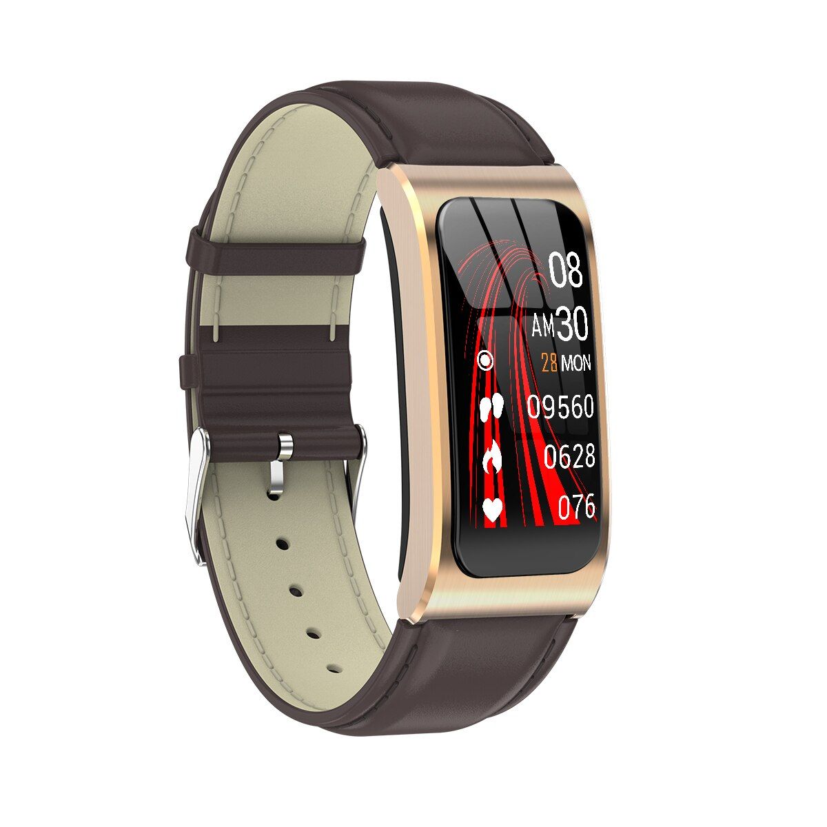 Smart Bracelet AK12 Color Screen Ip68 Waterproof Women's Watch Sphygmomanometer  Cycle Activity Monitor Sports Band
