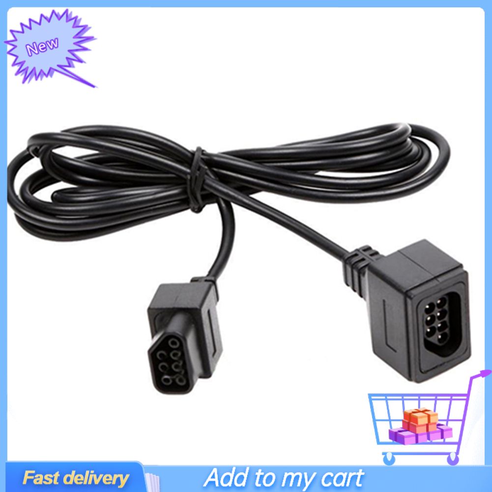 New 6ft Extension Cable Cord for Nintendo NES Controller Joystick Game Console