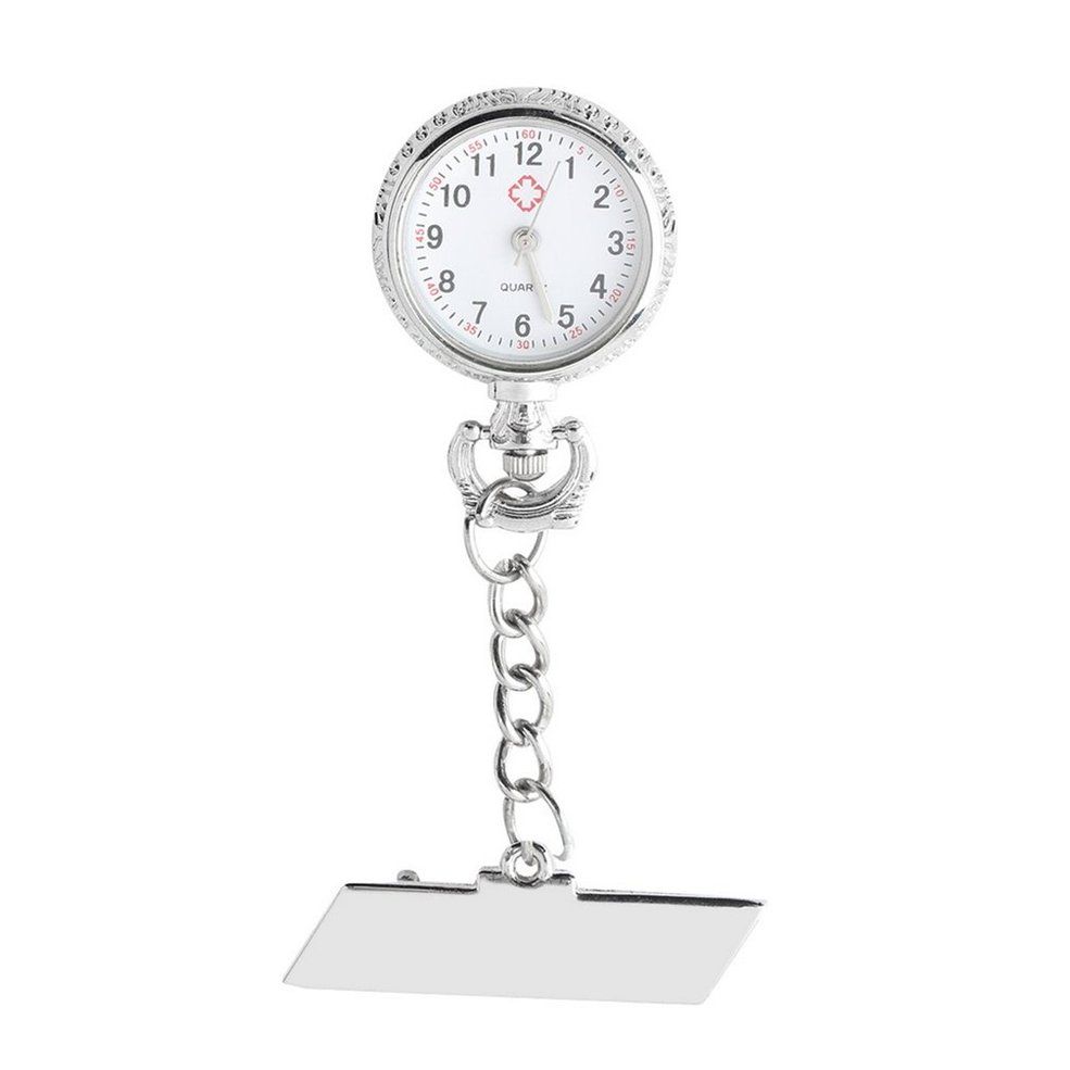Pin Dedicated Nurse Hospital Nurse Watch Pocket Watch Nurse Watch Chest Table-sliver