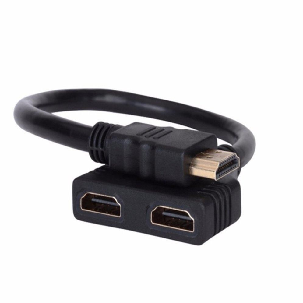 1080P HDMI Port Male to 2 Female 1 In 2 Out Splitter Cable Converter