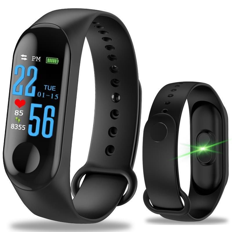 Band M3 Waterproof Smart Fitness Tracker -Black