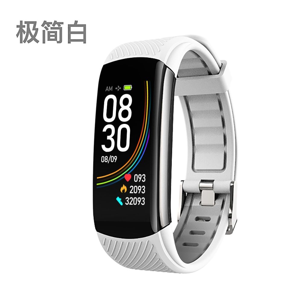 C6T Smart Bracelet Watches Body Tature Wristband IP67 Waterproof Sleep Monitor Fitness Health  Bluetooths Smartband