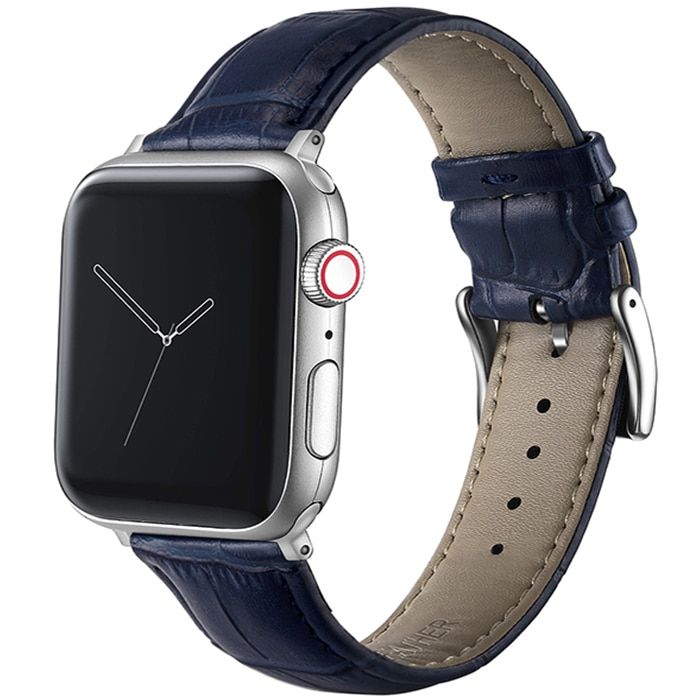 Luxury Leather Watchband for Apple Watch Band Series 5/3 Sport Bracelet 42mm 38mm Strap For iwatch 6 4 SE Band