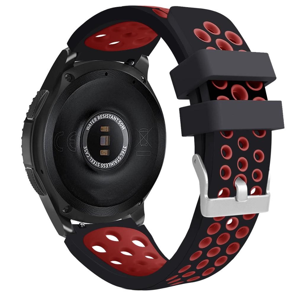 XMUXI Sport Band For Samsung Galaxy Watch 46mm Gear S3 classic Huawei Watch Replacement Watch Strap 22mm Watch Band 91012
