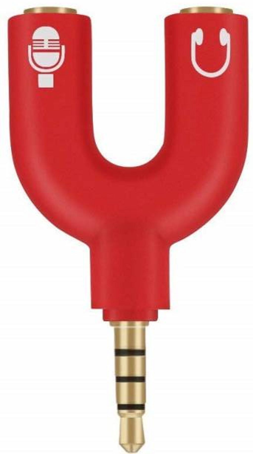 Hot Headset Adapter Cable Practical 3.5mm 4 Pole TRRS Male To 2 X 3 Pole Female Y Splitter Portable Headphone Jack Splitter Cord