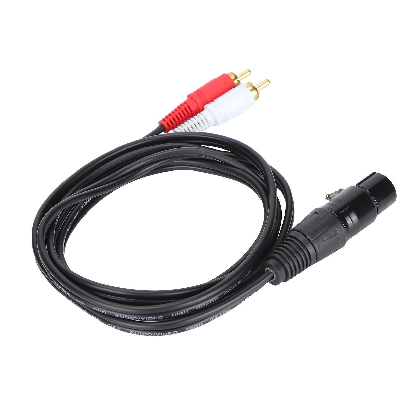 Romeng La JORINDO XLR Female to Dual RCA Cable Y Splitter Patch Microphone Connection Cord