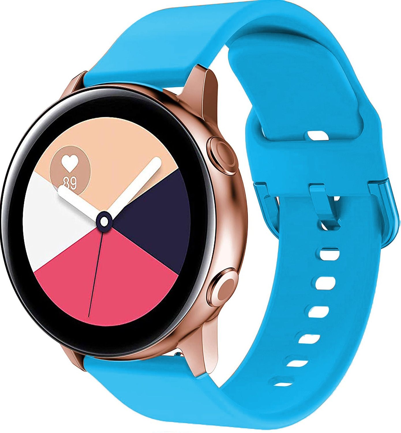 22mm/20mm watch Strap for Samsung gear s3 frontier silicone smartwatch bracelet Galaxy watch 3/46mm/42mm/Active 2 44mm 40mm band