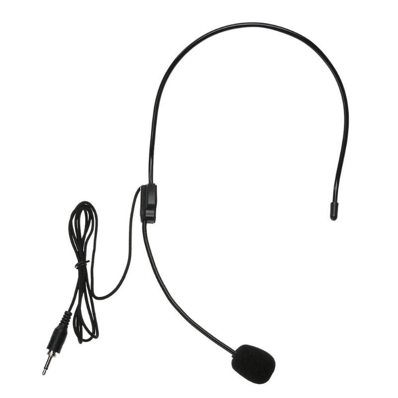 Mini Portable Audio Microphone Lightweight Headset 3.5mm Jack Plug Mic Thread Jack Condenser Microphone PC Auto Car DVD Radio