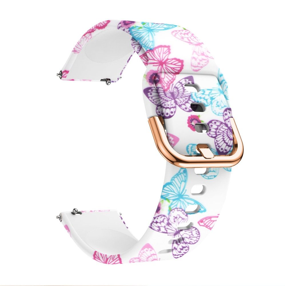20mm 22mm Silicone Strap For Samsung Galaxy Watch Active 2 40mm 44mm / 3 41mm 45mm  / For Huawei GT 2 46 42mm Band Bracelet Belt