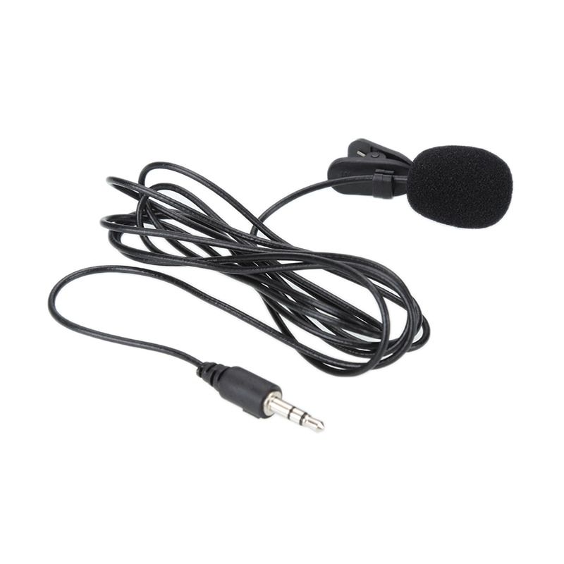 1.5m Mini rtable Microphone Condenser Clip-on Lapel Lavalier Mic Wired Mikrofo/Microfon For Iphone Xiaomi HUAWEI For Laptop 1 PCS
