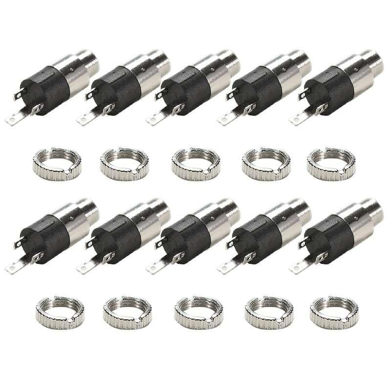 10pcs 3.5mm Headphone Stereo Audio Socket Jack 3 Pin For Mobile Phone MP3