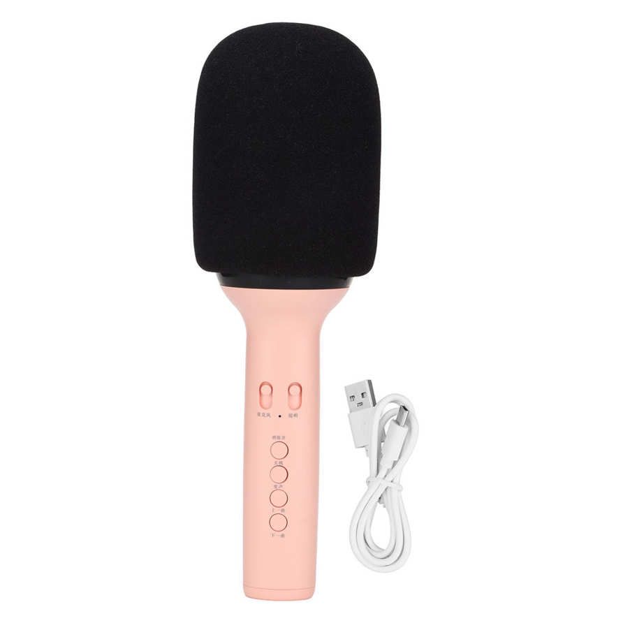 Karaoke Mic USb Charging Handheld Microphone Portable Multi Modes for PC