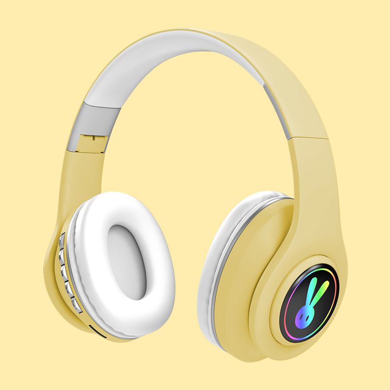Ear Luminous Head-mounted Wireless Bluetooth 5.0 Wirless Earphones HIFI Sound Binaural HD Call And Built In Micphone Professional
