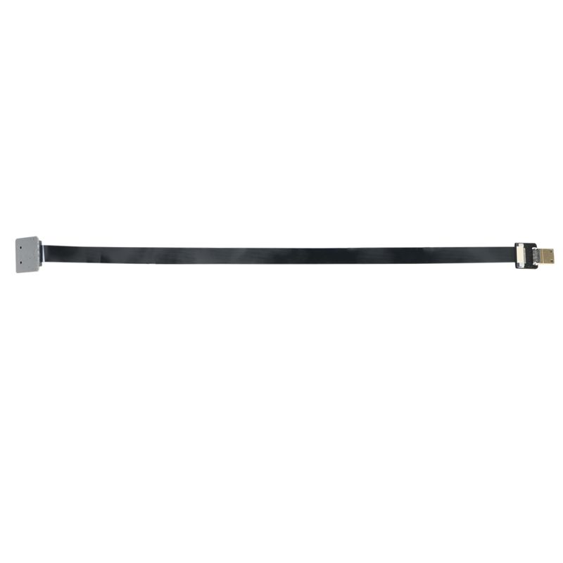 FPV HDMI-Compatible Female to Mini HDMI-Compatible Straight HDTV Adapter Super Light FPC Ribbon Flat Cable, A4-C1