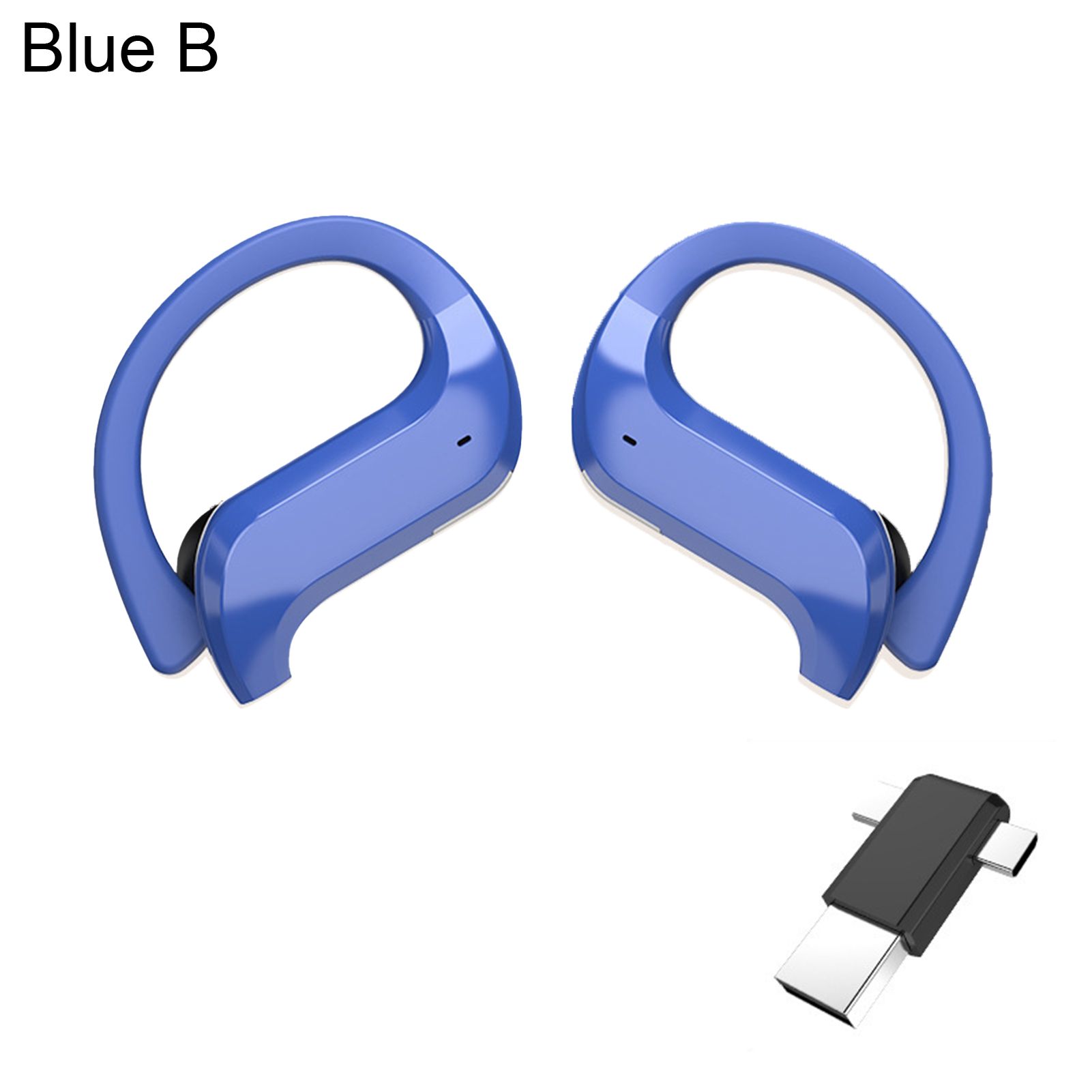 MD03 TWS Bluetooth 5.0 Earphones LED Digital Display 9D HiFi Stereo Ear Hook Wireless Headset for Sports