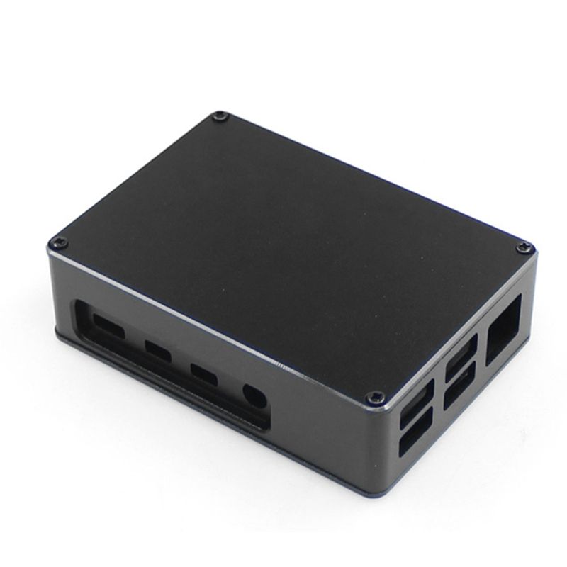 for Raspberry Pi 4 Model B Aluminum Case Metal Enclosure Heat Dissipation for Raspberry Pi 4 Without Cooling Fan Shell