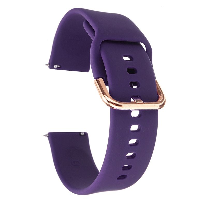 Replacement Watchbands For Samsung Galaxy Watch Active 2 Smart Watch Silicone Band Colorful Adjustable Sport Strap For Men Women