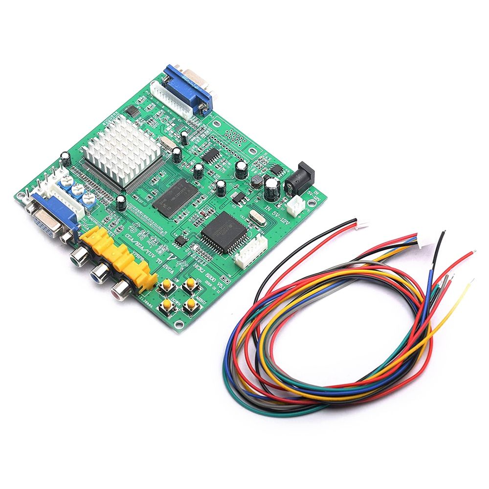 GBS8200 CGA/EGA/YUV/RGB to VGA Output Arcade Jamma Game HD Video Converter Board Monitor to LCD GBS-8200