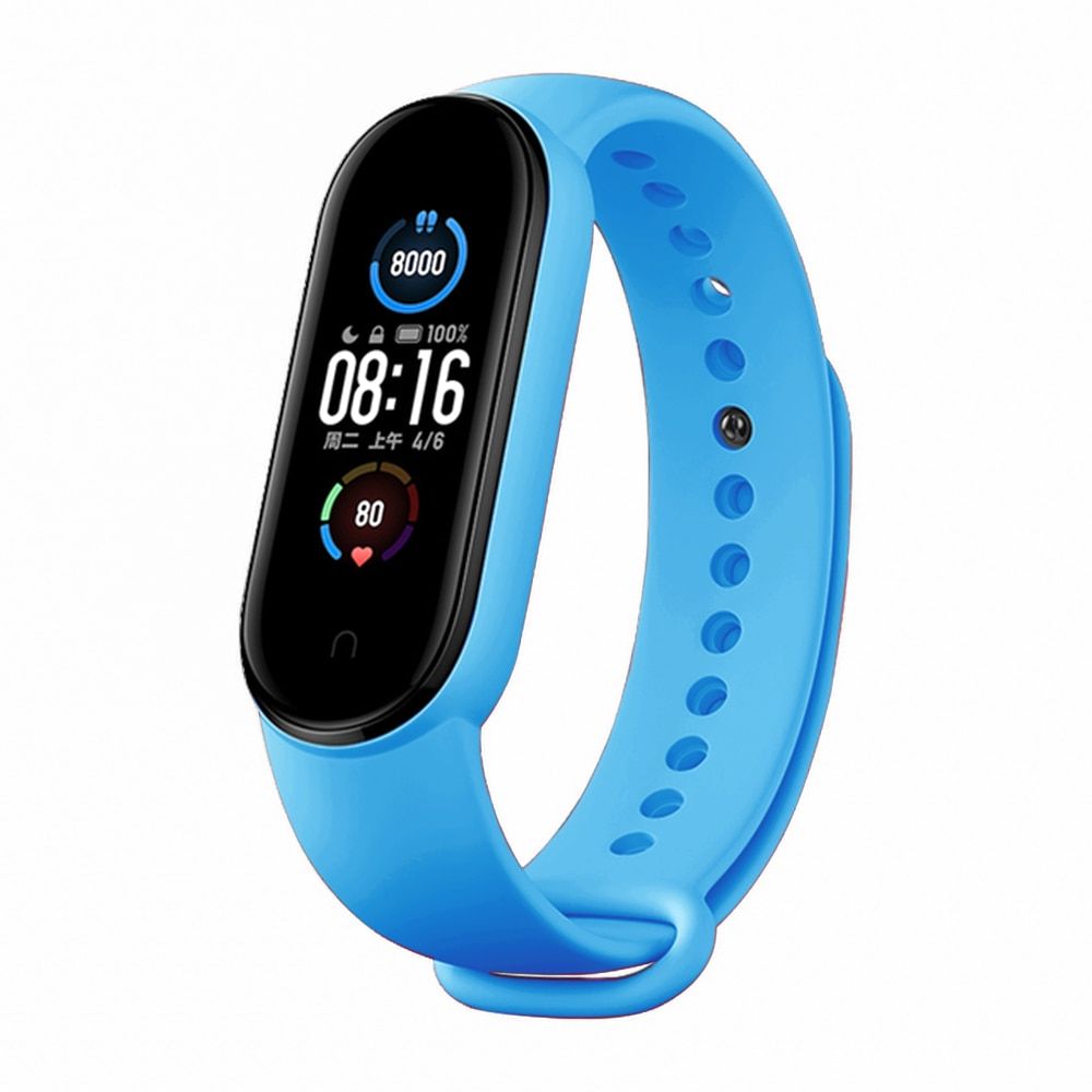 Strap For XiaoSmart Band 6 5 4 3 Watchband Contrasting Colors Bracelet Replacement Sport Wrist  TPU Wristband Bracelet