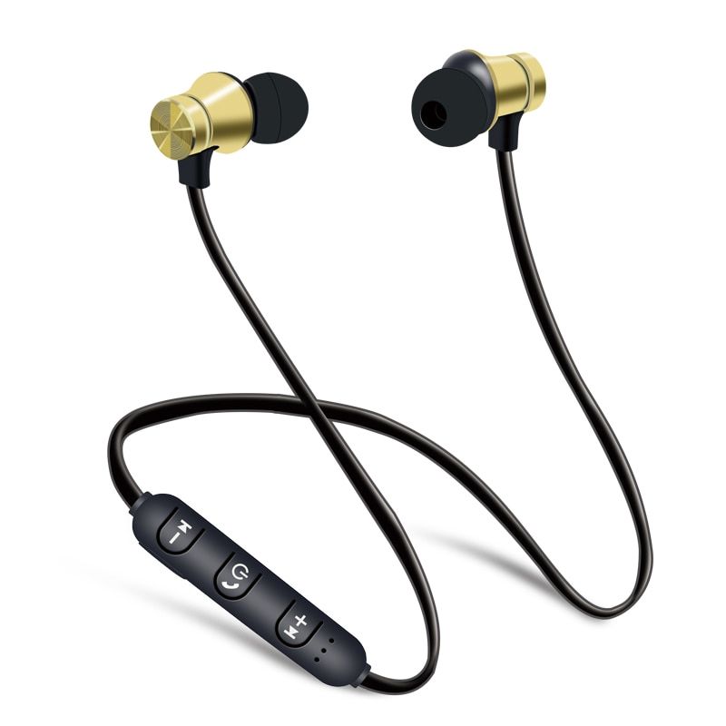 Magnetic Attraction Bluetooth Earphone Headset Sweatproof Sport Earbuds bluetooth Earphone