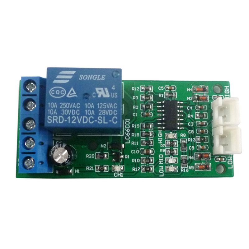 High Mid Low Level Indicator DC 12V Water Liquid Level Controller Sensor Switch Relay Module for Motor Fish Tank