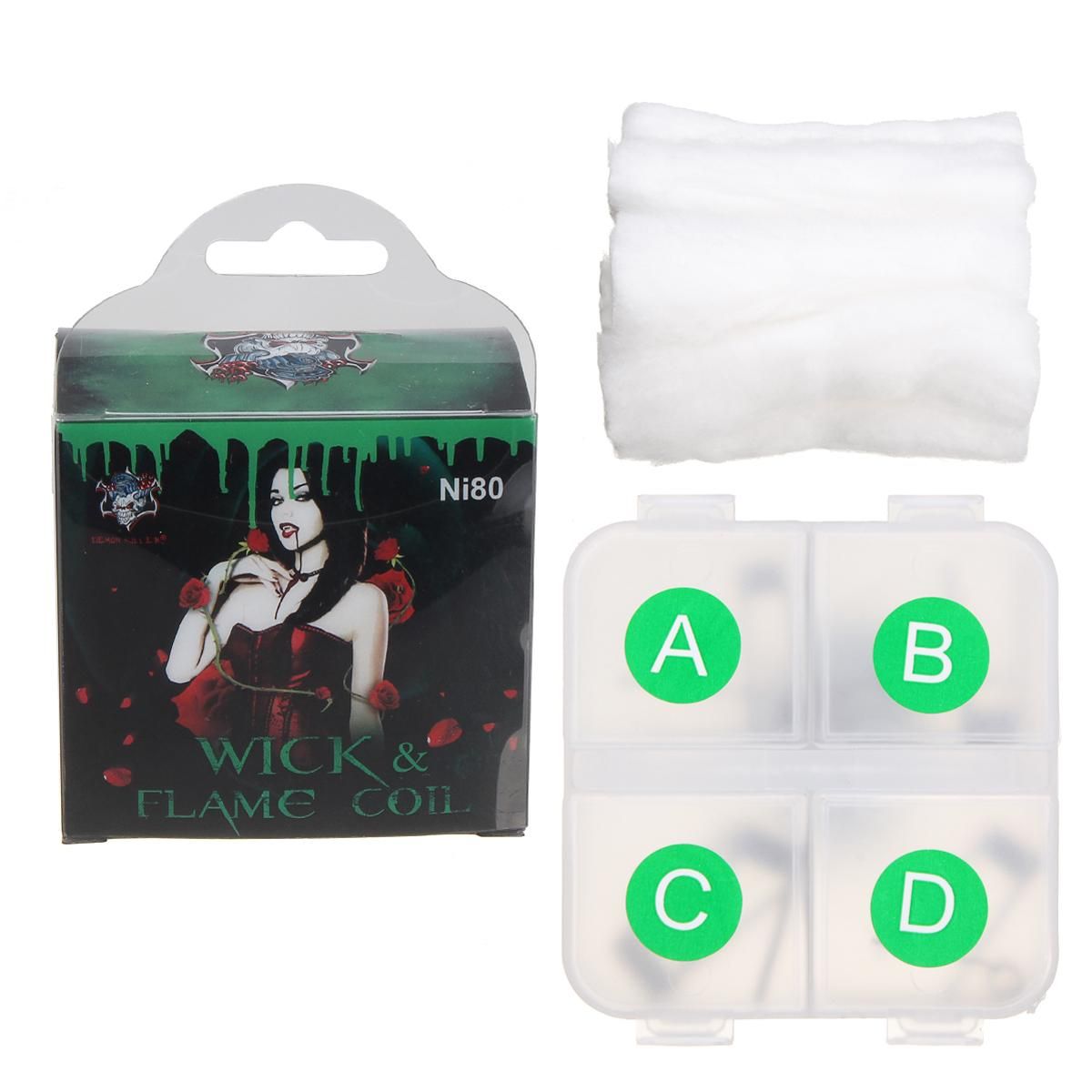 18 in 1 Demon Killer Ni80/SS316L Coil 8Pcs Coils + 10Pcs Cotton With Box Ni80