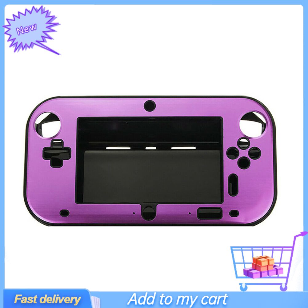 Cool Aluminum Dustproof Protector Case Cover for Wii U Gamepad Remote Controller