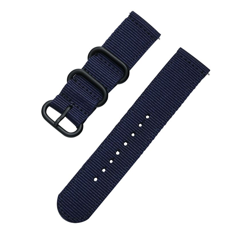 20mm 22mm watch strap For Samsung Galaxy watch 3 46mm 42mm Active2 Active1 Gear S3 frontier Sports nylon nato strap