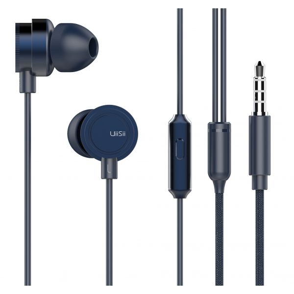 UIISII HM 13 IN-EAR EARPHONE PREMIUM STEREO BASS (Metal body) with PREMIUM POUCH