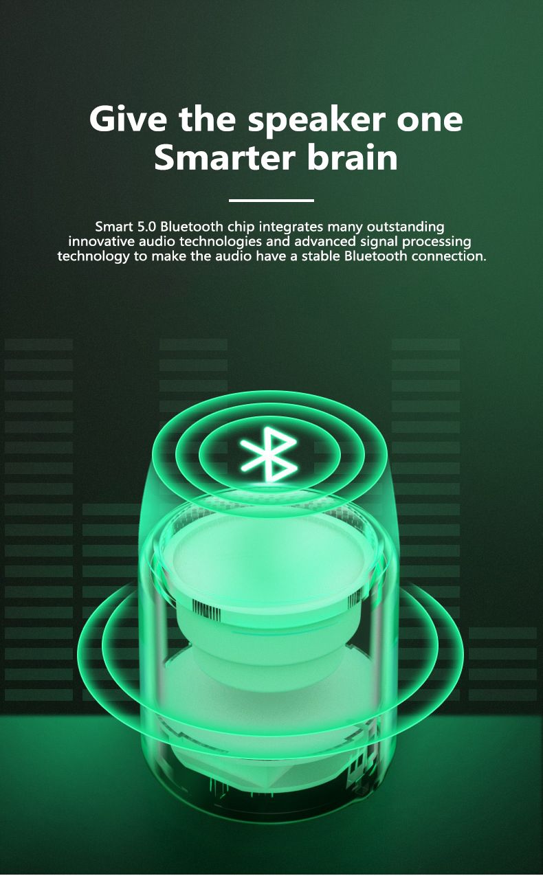 TWS Portable Bluetooth Speakers Wireless Mini Small Sound Box Outdoor Speaker Box Subwoofer Ribbon Tweeter Professional safety design