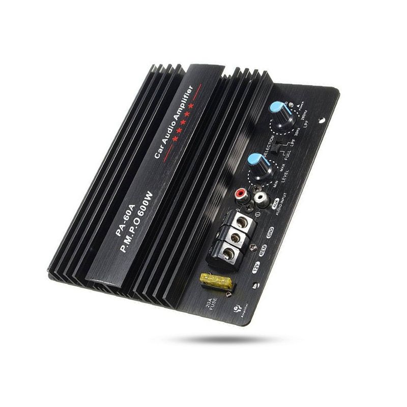 FS-600W Car Subwoofer Bass Module Car Audio Amplifier Accessories Mono Channel Durable Lossless High Power Amplifier Board