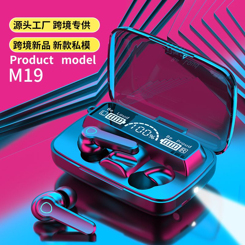 M19 Earbuds TWS Earphone Intelligente Touch Control Wireless Bluetooth